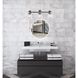 Kanata 3 Light 26 inch Black and Brushed Nickel Vanity Light Wall Light