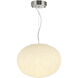 Portico LED 11.8 inch Satin Nickel Pendant Ceiling Light