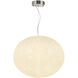 Portico LED 15.75 inch Satin Nickel Pendant Ceiling Light
