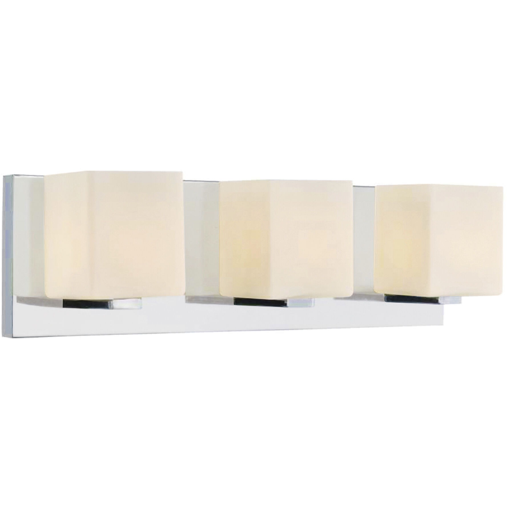 Satin Nickle 3 Light 20 inch Satin Nickel Vanity Light Wall Light