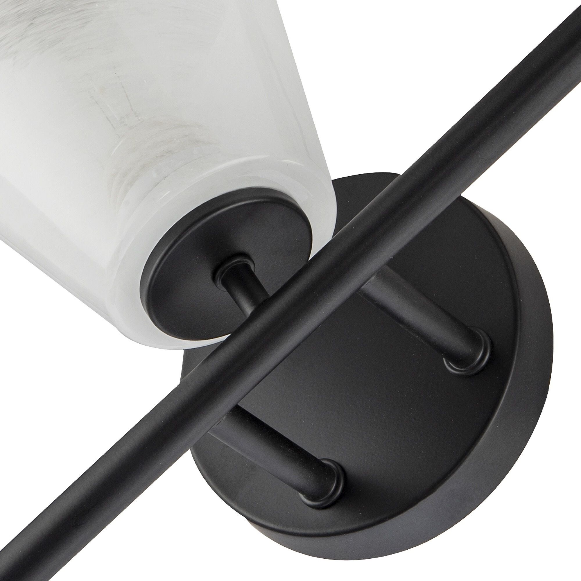 Brooke 4 Light 31.25 inch Black Bathroom Vanity Wall Light