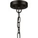 Perris 8 Light 32 inch Black Candle Chandelier Ceiling Light
