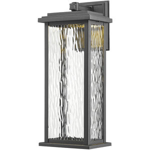 Sussex Drive LED 17 inch Black Outdoor Wall Light