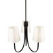 Rhythm LED 23.6 inch Black Chandelier Ceiling Light