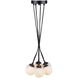 Camila LED 11.5 inch Black Down Pendant Ceiling Light