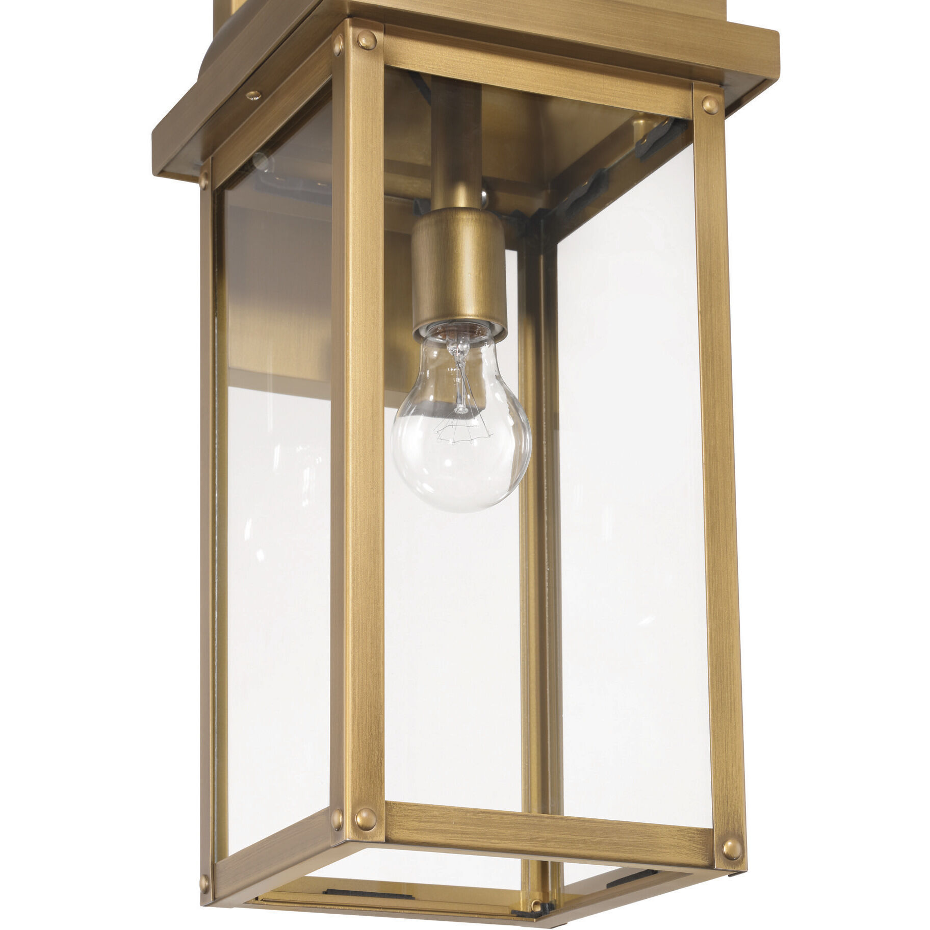 Madrid 1 Light 23.38 inch Weathered Brass Outdoor Wall Sconce