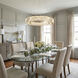 Alya LED 23.62 inch Polished Nickel Chandelier Ceiling Light