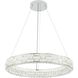 Elegance LED 29.92 inch Polished Nickel Chandelier Ceiling Light