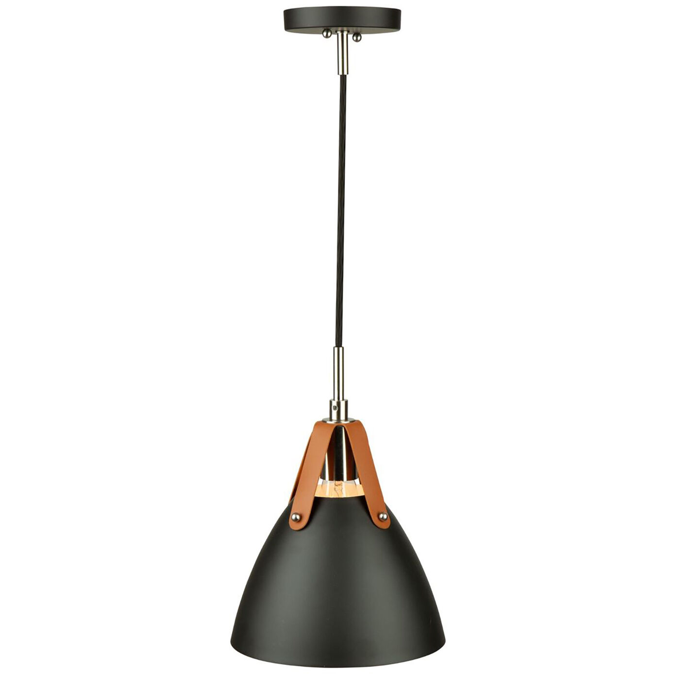 Tote LED 9 inch Black Pendant Ceiling Light
