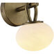 Velora LED 5.12 inch Legacy Brass Wall Sconce Wall Light