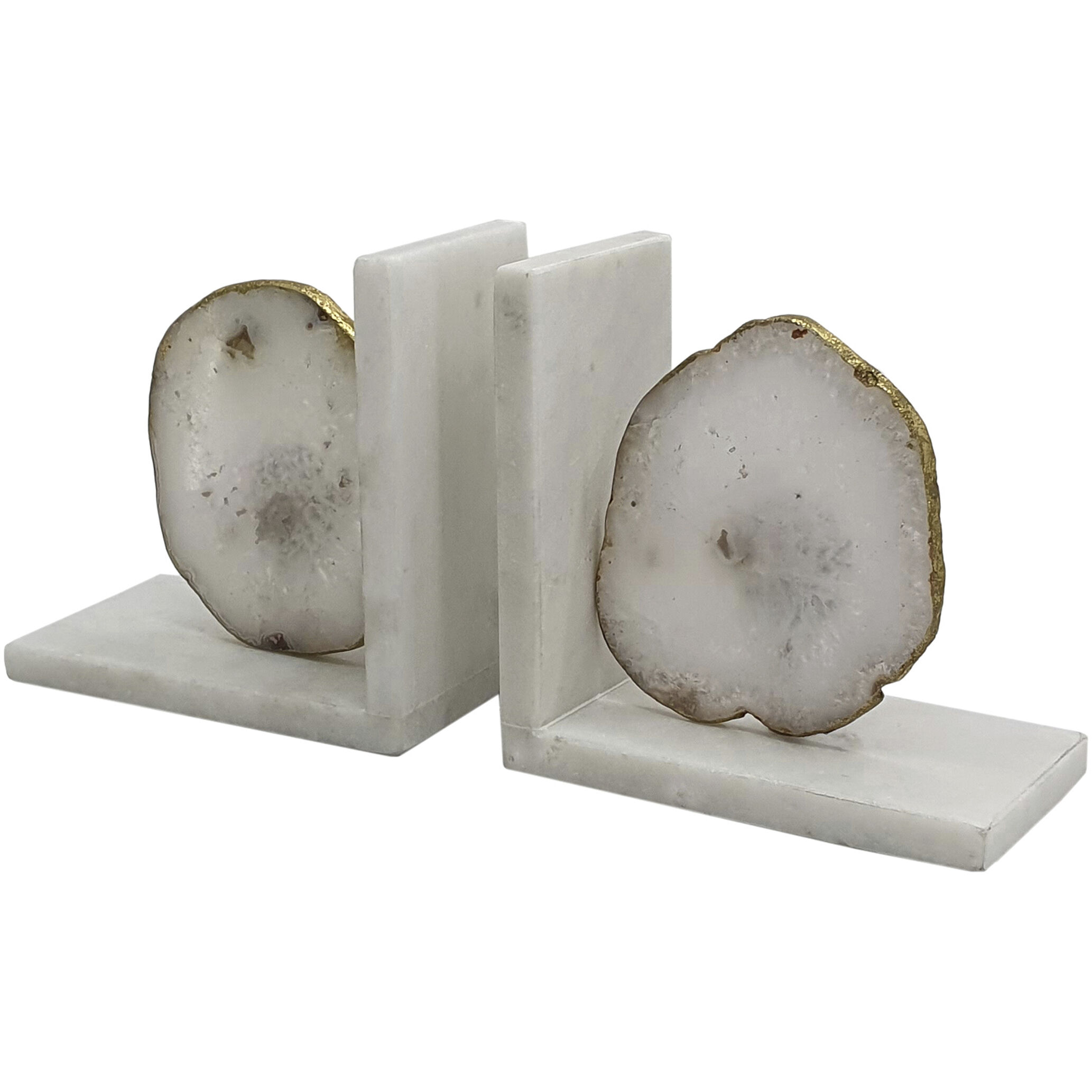 Agate 5.50 inch  X 5.50 inch Bookend