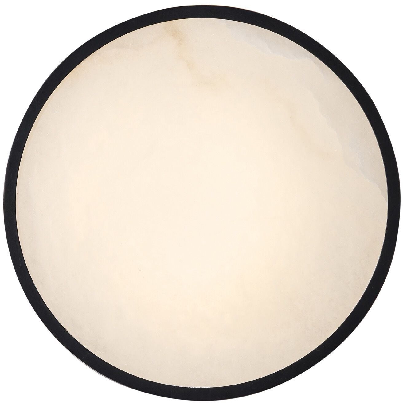 Dax LED 12 inch Black and Brass Flush Mount Ceiling Light