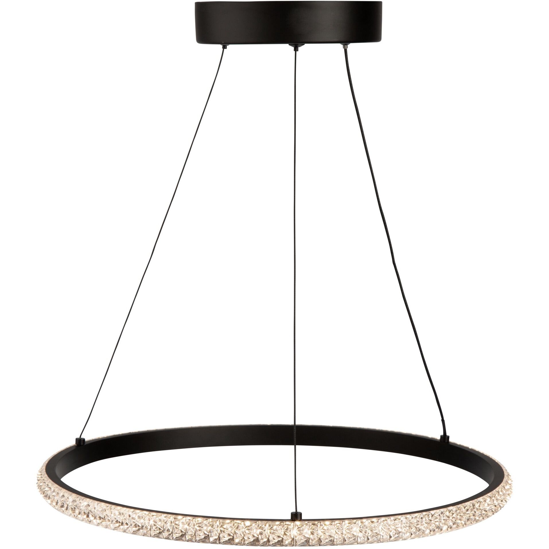 Nova LED 15.8 inch Black Pendant Ceiling Light