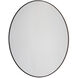 Reflections 31.5 X 31.5 inch Matte Black LED Mirror