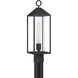 Portside 1 Light 20.25 inch Black Outdoor Post Light