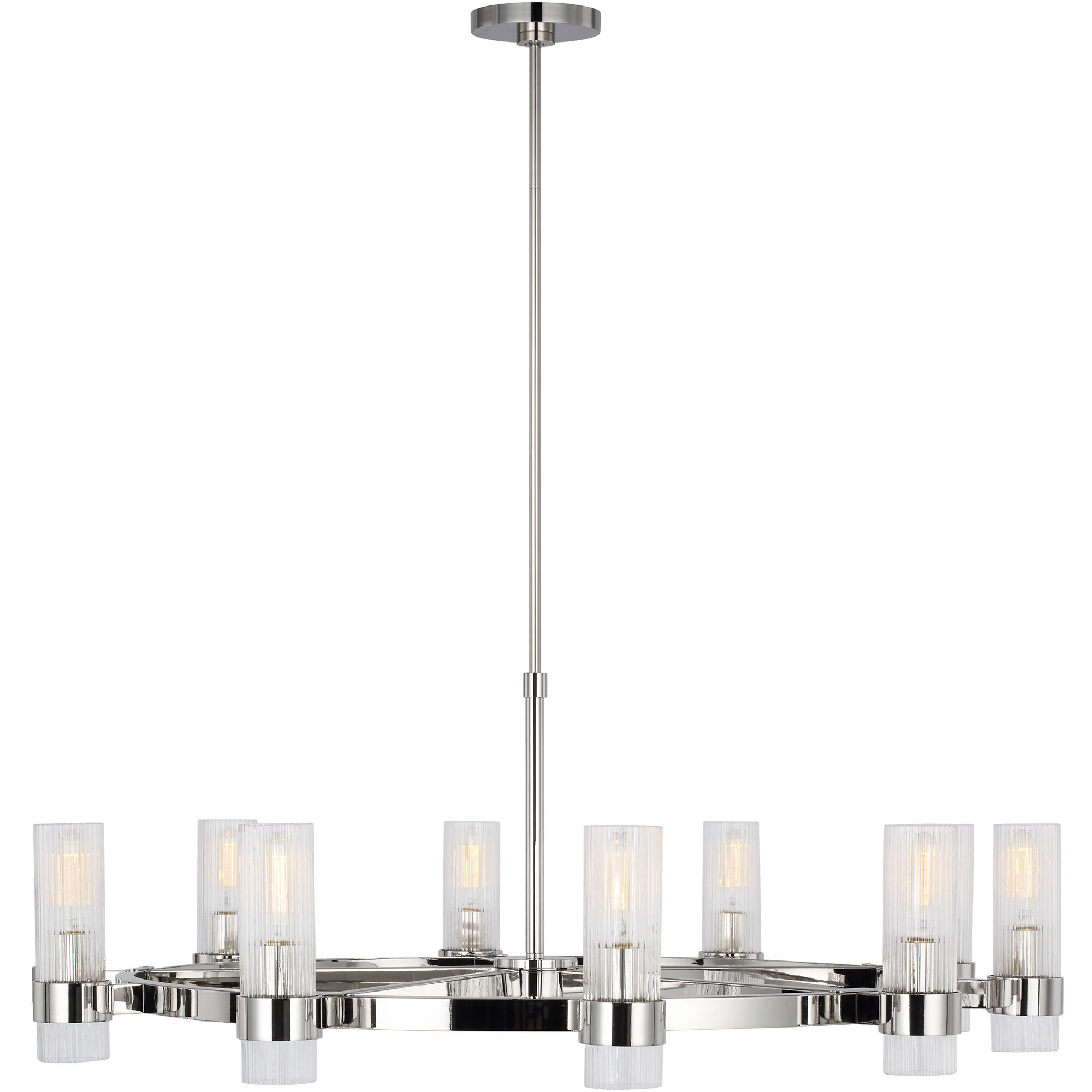 C&M by Chapman & Myers Geneva 8 Light 42.00 inch Chandelier