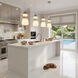 Strata LED 6.7 inch Satin Nickel Pendant Ceiling Light