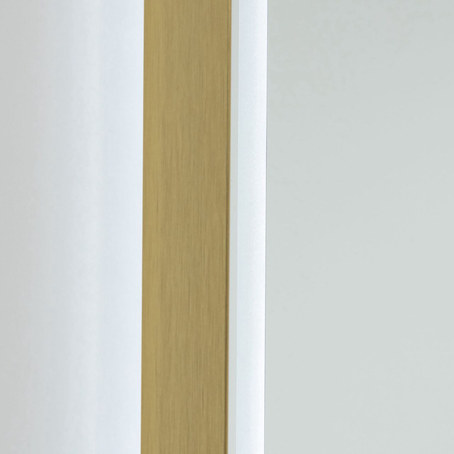 Reflections 31.5 X 23.6 inch Brushed Brass LED Mirror