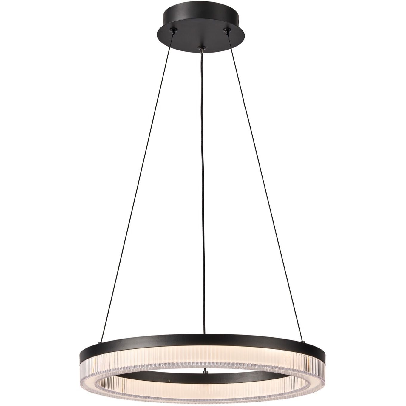 Ari LED 15.8 inch Black Pendant Ceiling Light