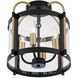 Bonita LED 13 inch Black and Brushed Brass Flush Mount Ceiling Light