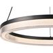 Ari LED 19.7 inch Black Pendant Ceiling Light