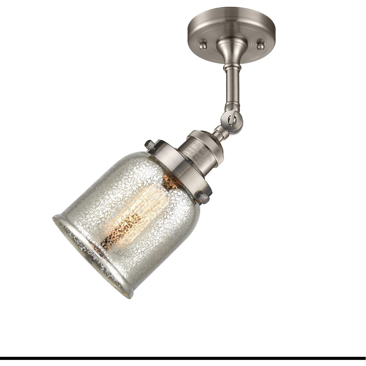 Franklin Restoration Small Bell 1 Light 5.00 inch Semi-Flush Mount