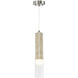 Zara LED 2.76 inch Brushed Nickel Pendant Ceiling Light