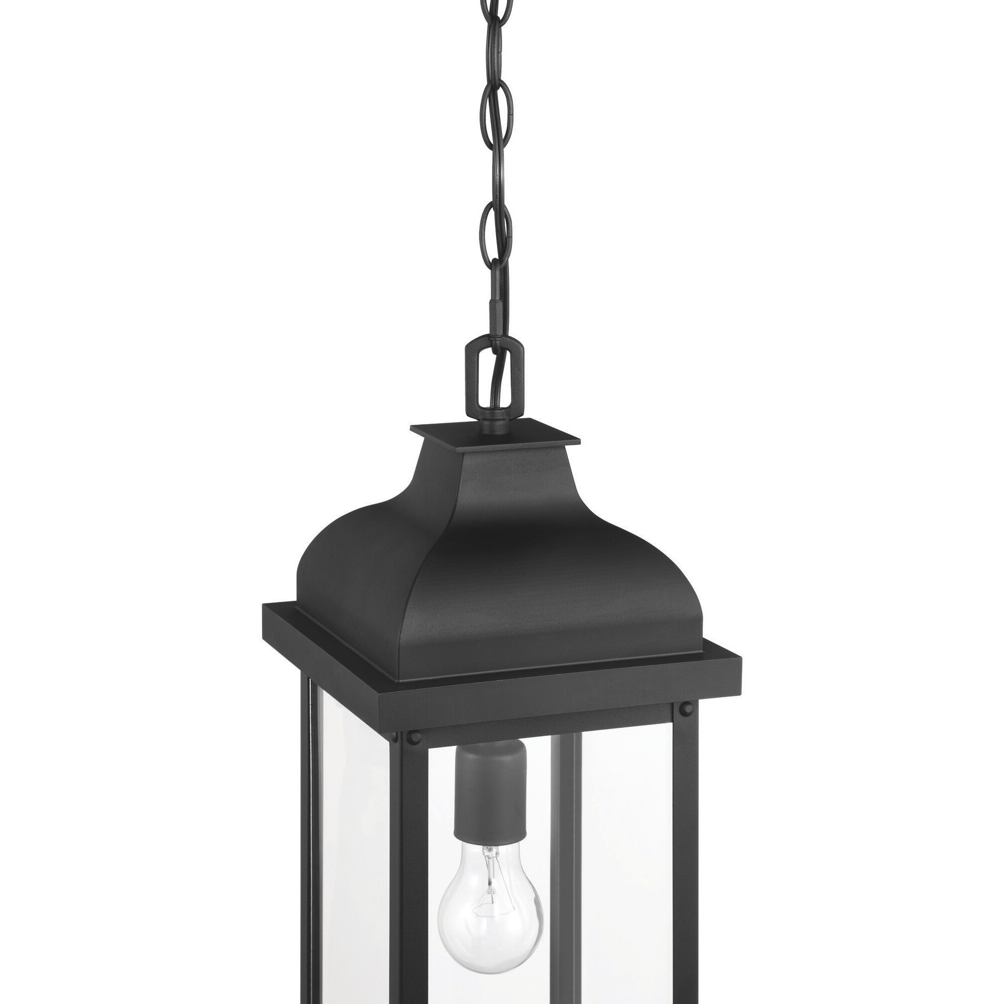 Madrid 1 Light 8 inch Black Outdoor Pendant