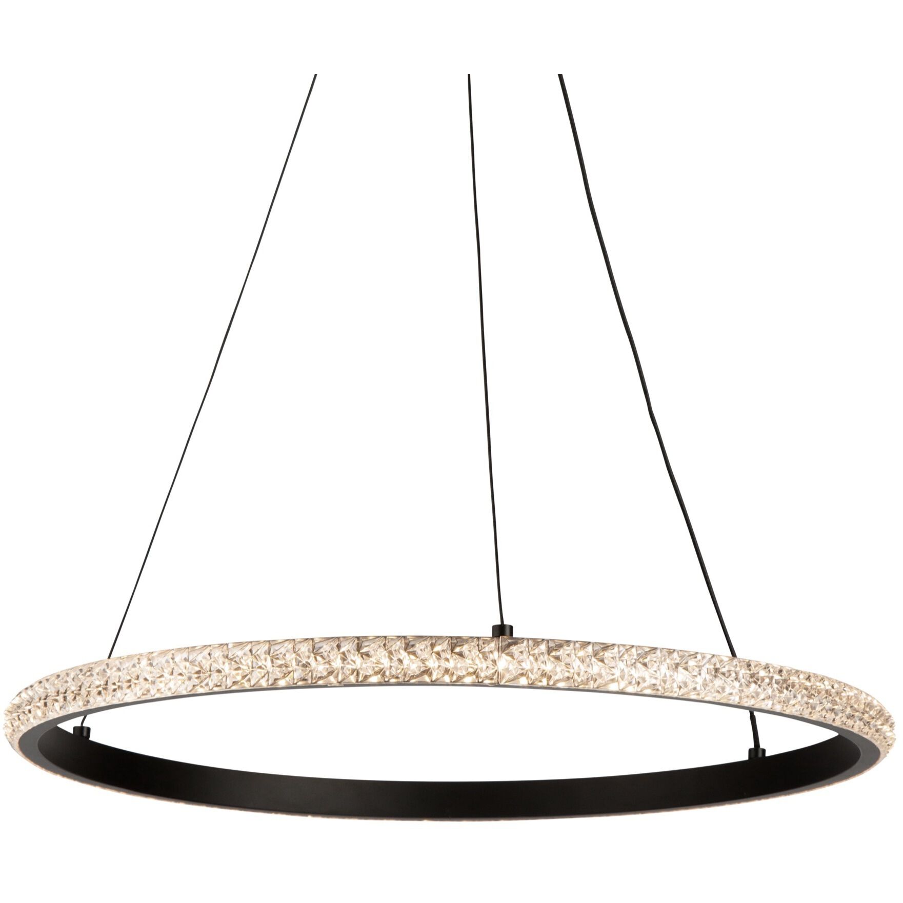 Nova LED 15.8 inch Black Pendant Ceiling Light