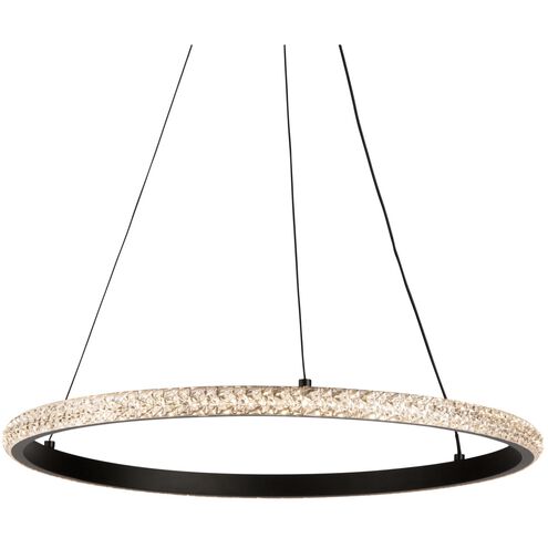 Nova LED 15.8 inch Black Pendant Ceiling Light