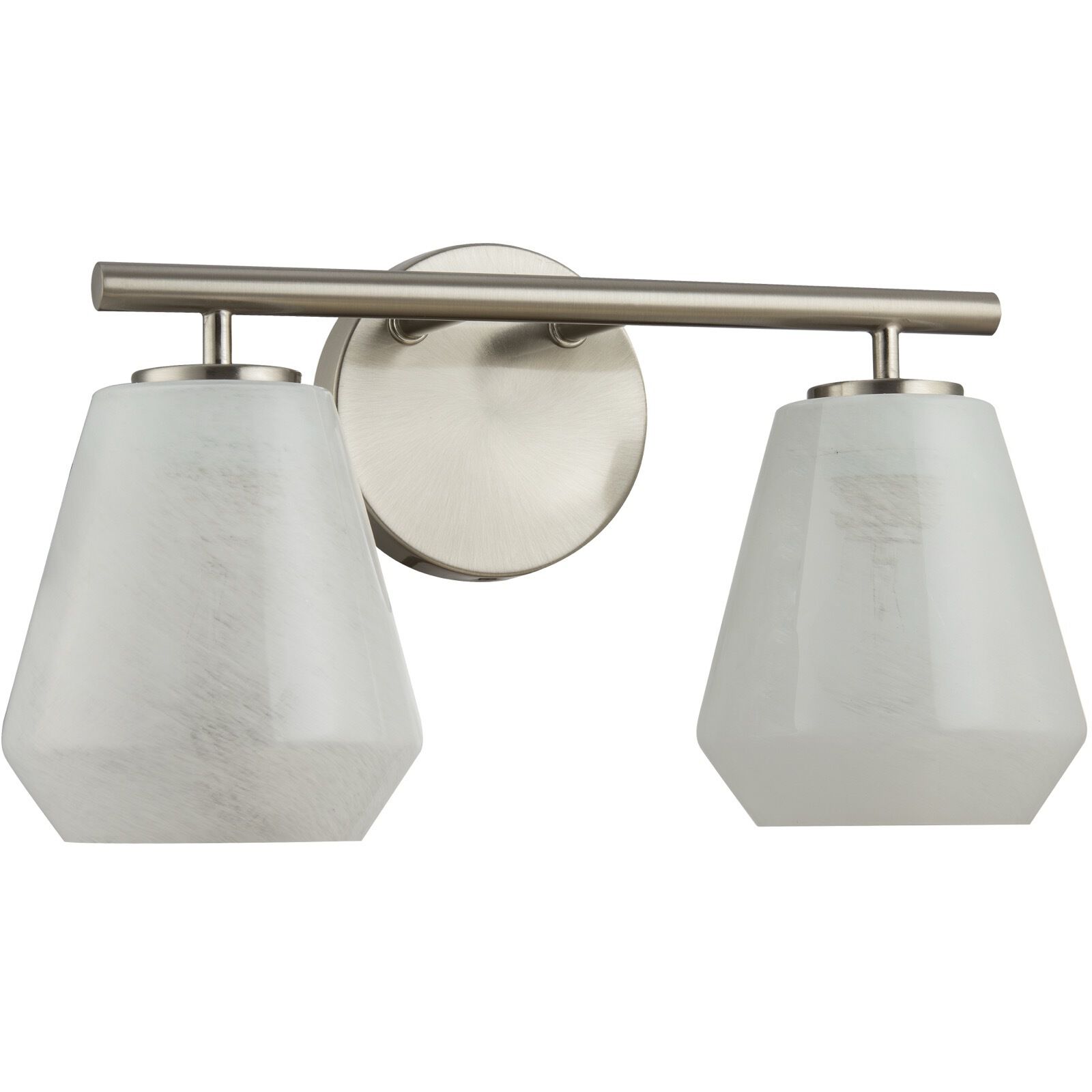 Brooke 2 Light 14.75 inch Brushed Nickel Bathroom Vanity Wall Light