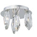 Doccia LED 12 inch Chrome Flush Mount Ceiling Light