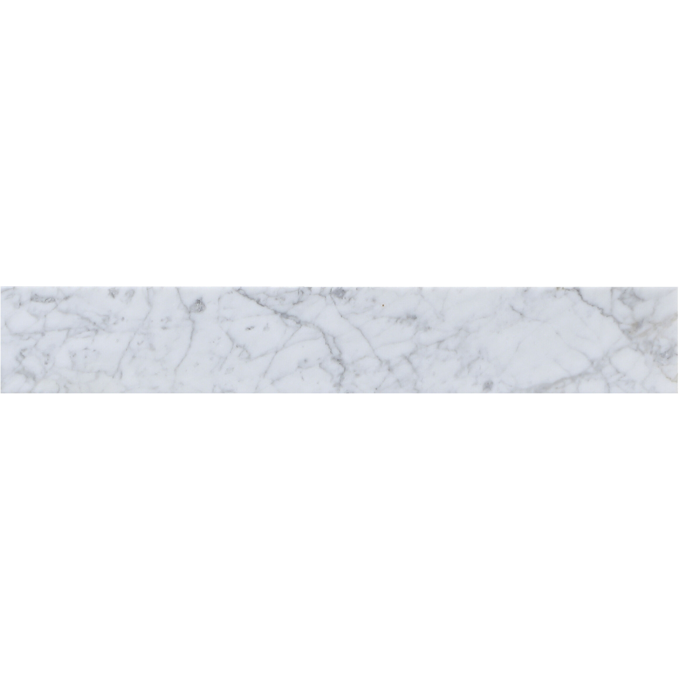 Backsplash 24 X 0.75 X 4 inch Carrara White Bathroom Vanity Backsplash