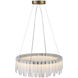 Roselle LED 24.8 inch Legacy Brass Pendant Ceiling Light