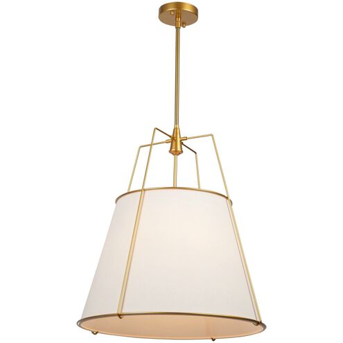 Pullman LED 20.8 inch Brass Pendant Ceiling Light