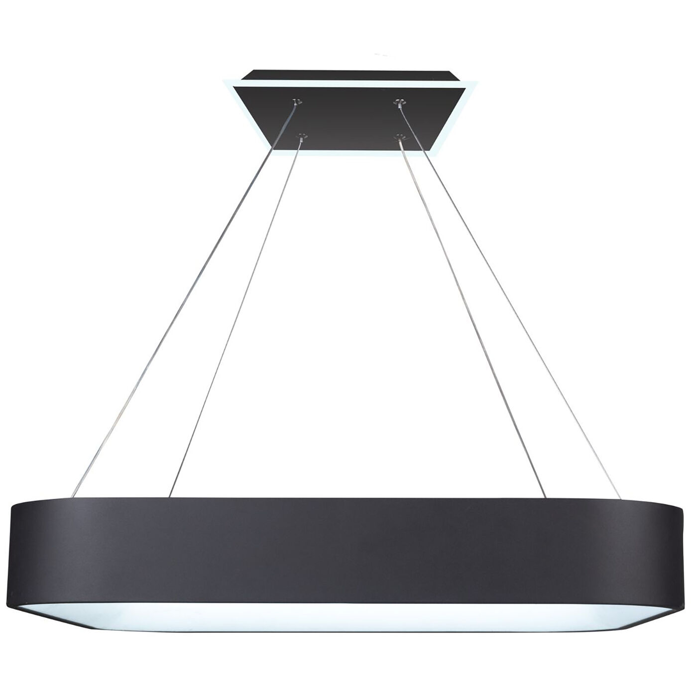 Lazio LED 23.5 inch Black Chandelier Ceiling Light