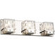 Wiltshire 3 Light 22 inch Polished Nickel Vanity Light Wall Light