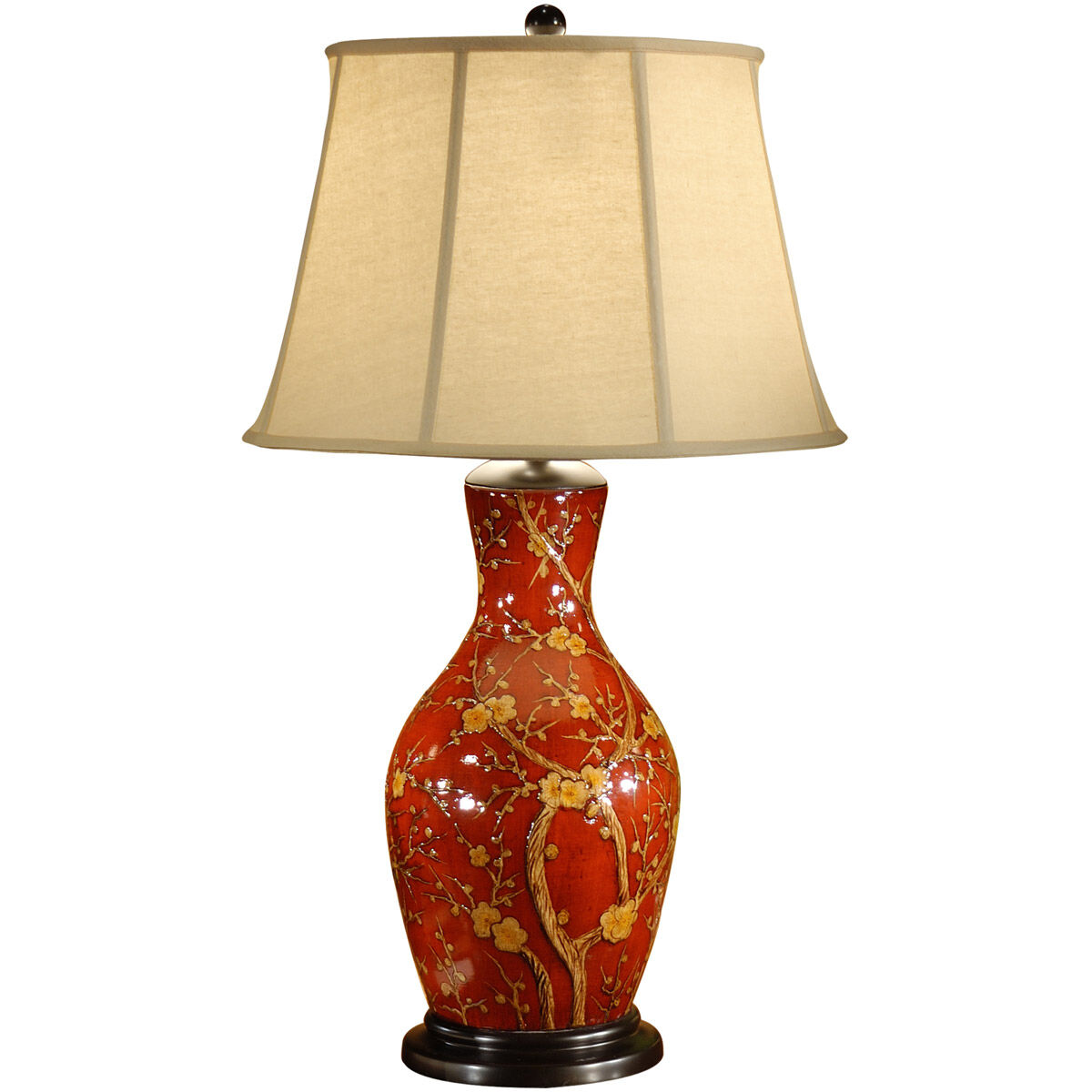 MarketPlace 33 inch 100 watt Hand Painted Table Lamp Portable Light