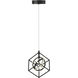 Tulip LED 10.23 inch Matte Black Pendant Ceiling Light 