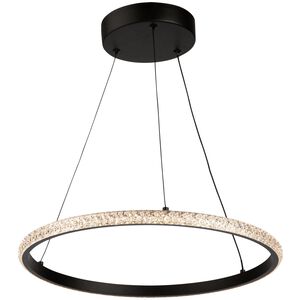 Nova LED 15.8 inch Black Pendant Ceiling Light