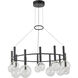 Terra LED 33 inch Black Chandelier Ceiling Light