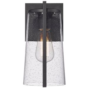 Portofino LED 11 inch Black Outdoor Wall Light