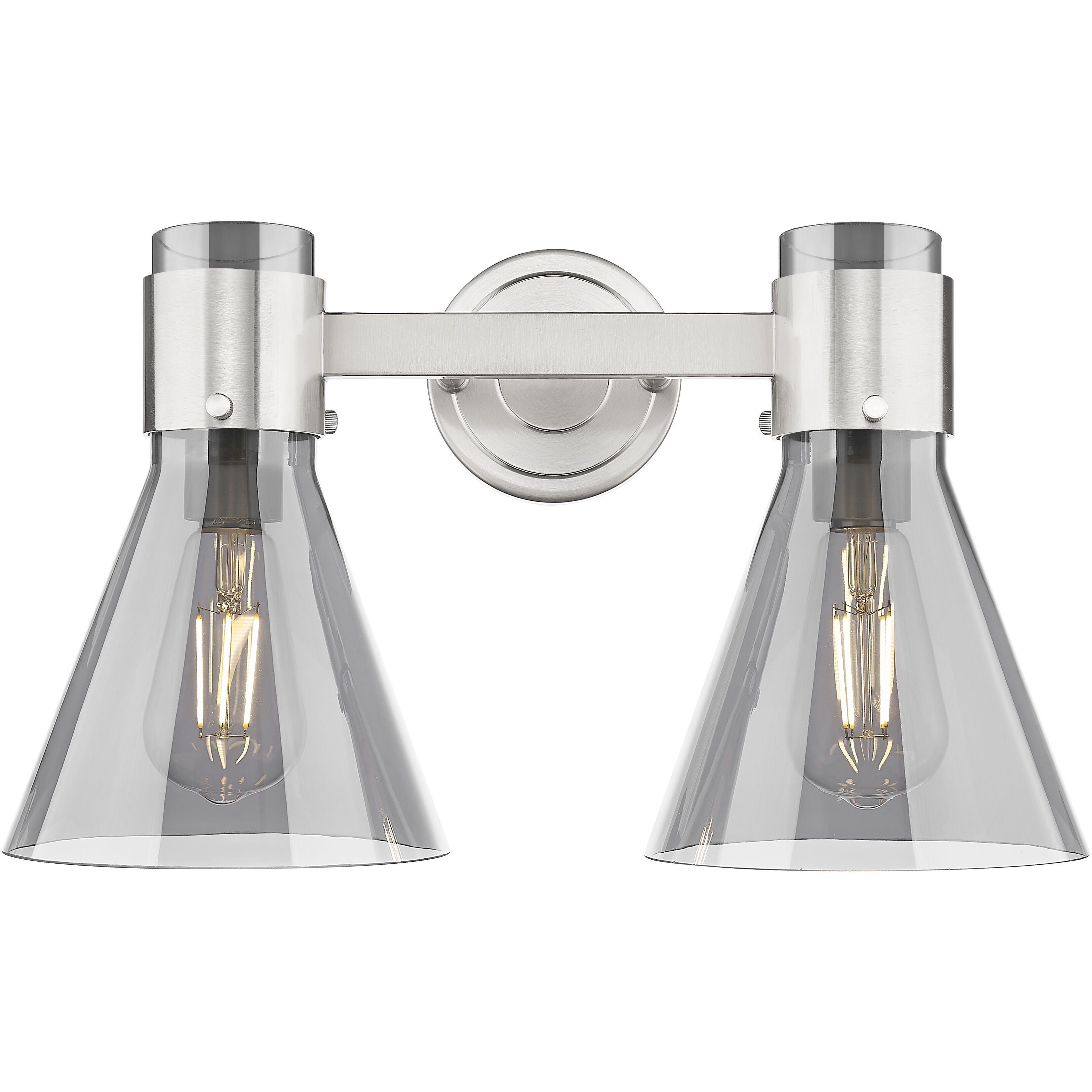 Lawton Cone 2 Light 15.50 inch Bathroom Vanity Light