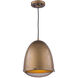 Retro Loft 1 Light 10.25 inch Bronze Down Pendant Ceiling Light