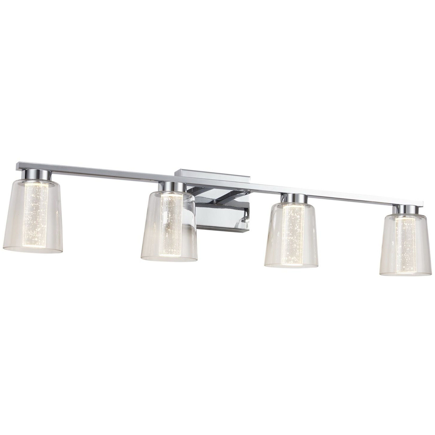 Dalton LED 33.25 inch Chrome Bathroom Vanity Wall Light