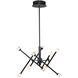 Batton LED 23.5 inch Black Pendant Ceiling Light