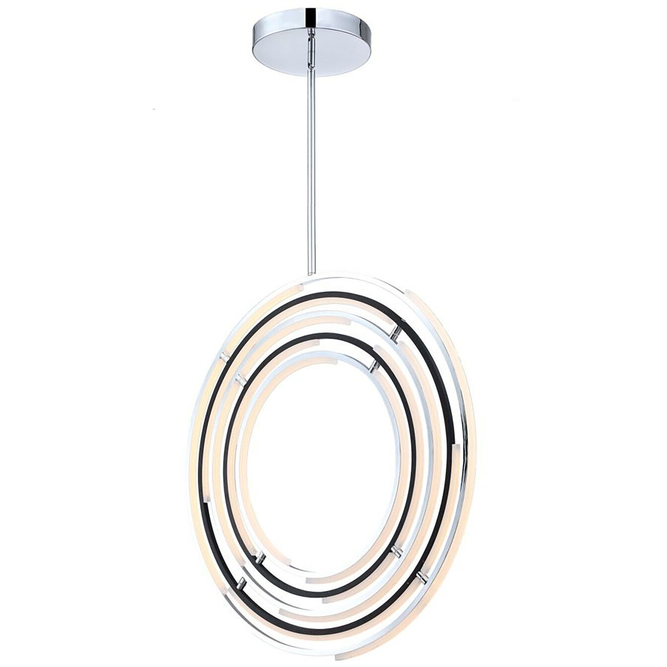 Trilogy LED 32 inch Polished Nickel Pendant Ceiling Light