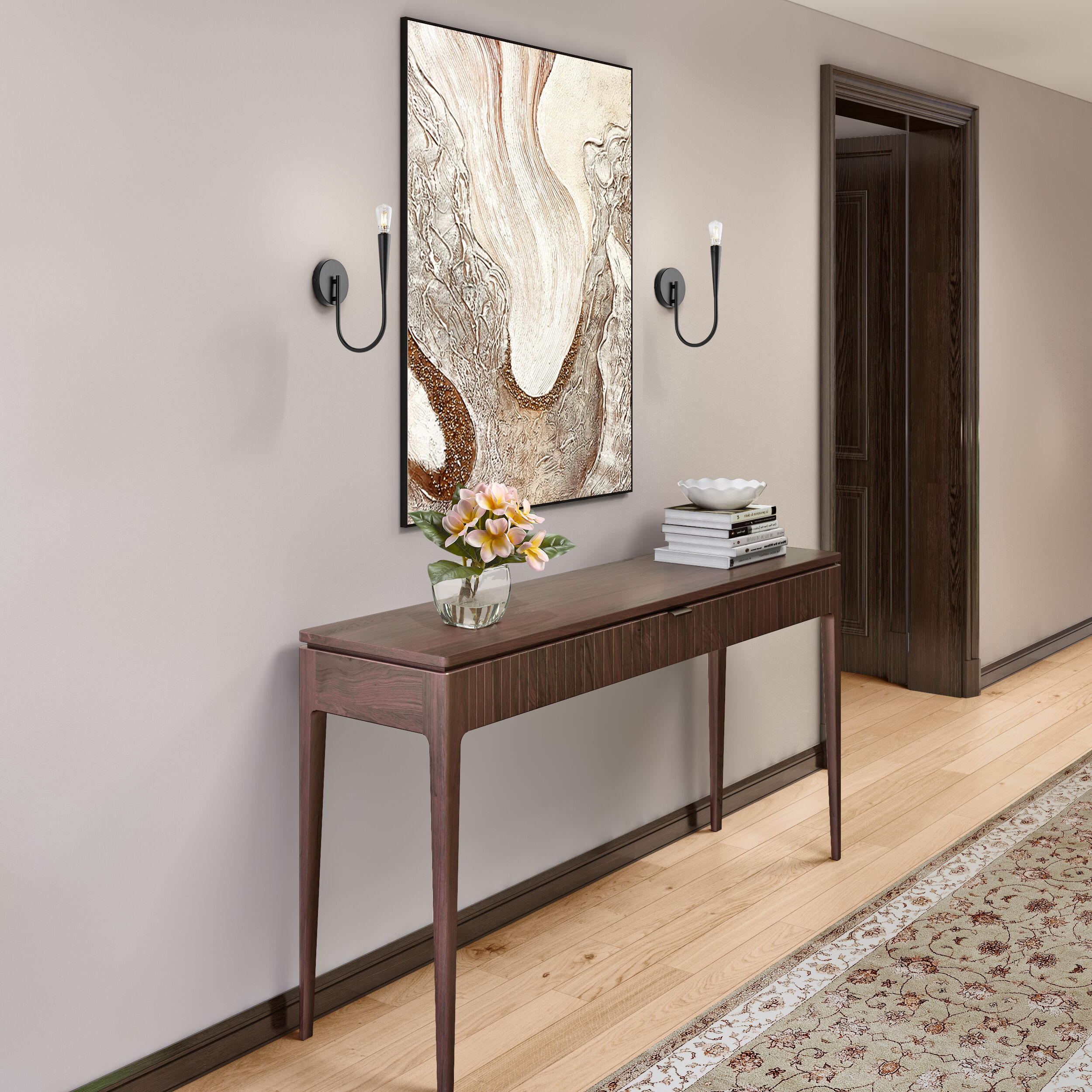 Bronte Wall Sconce Wall Light in Black