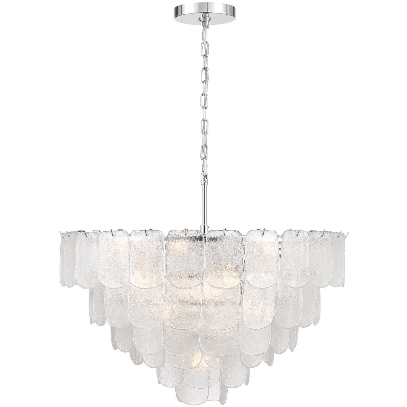 Bianca 19 Light 32.25 inch Polished Nickel Chandelier Ceiling Light in Crystalline
