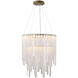 Roselle LED 28 inch Legacy Brass Chandelier Ceiling Light